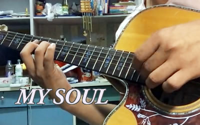 MySoul吉他指弹谱-忧伤还是快乐吉他独奏谱演示视频六线谱原版